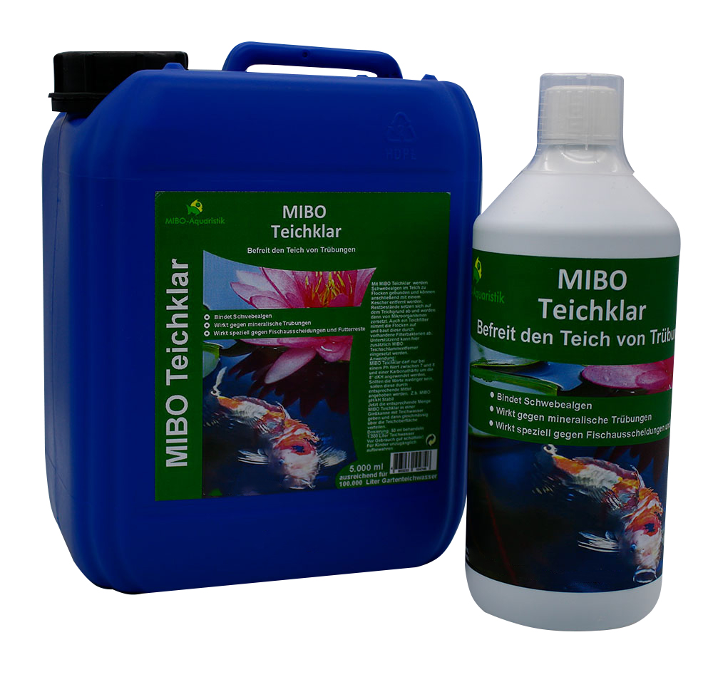 MIBO Teichklar  4 x 5 Liter /20.000 ml Vorteilspreis