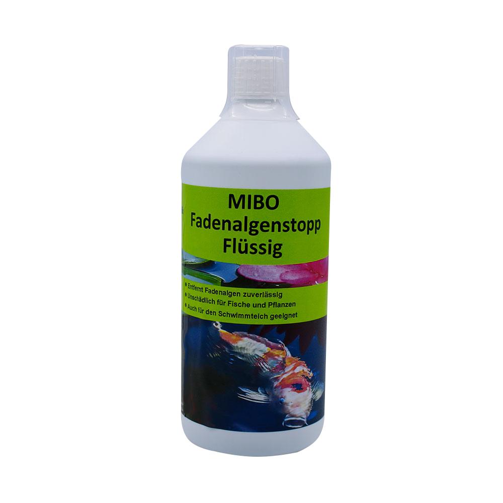 MIBO Teich Spar-Set 1000 ml - Teichklar, Teichreiniger & Fadenalgenstopp (flüssig)