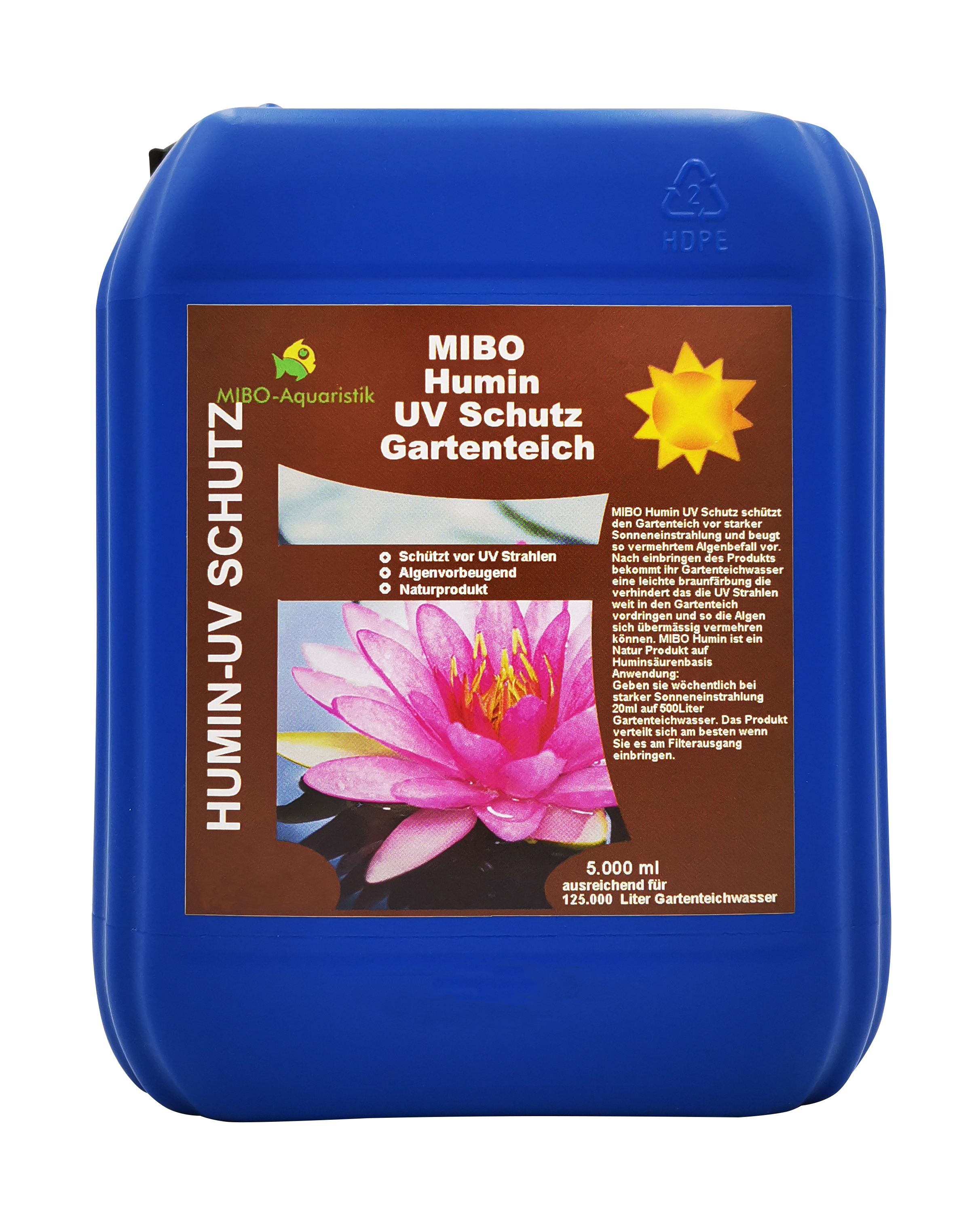 MIBO Humin Gartenteich UV Schutz 5 Liter / 5000 ml